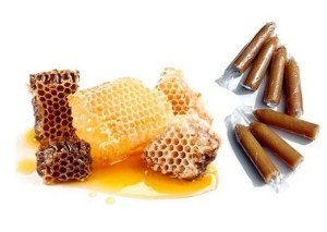 Điều trị nến với keo ong